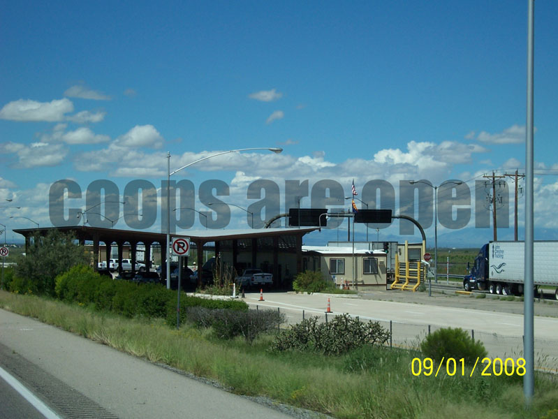 I10 WB Port of Entry San Simon Arizona Weigh Station Truck Scale Picture 