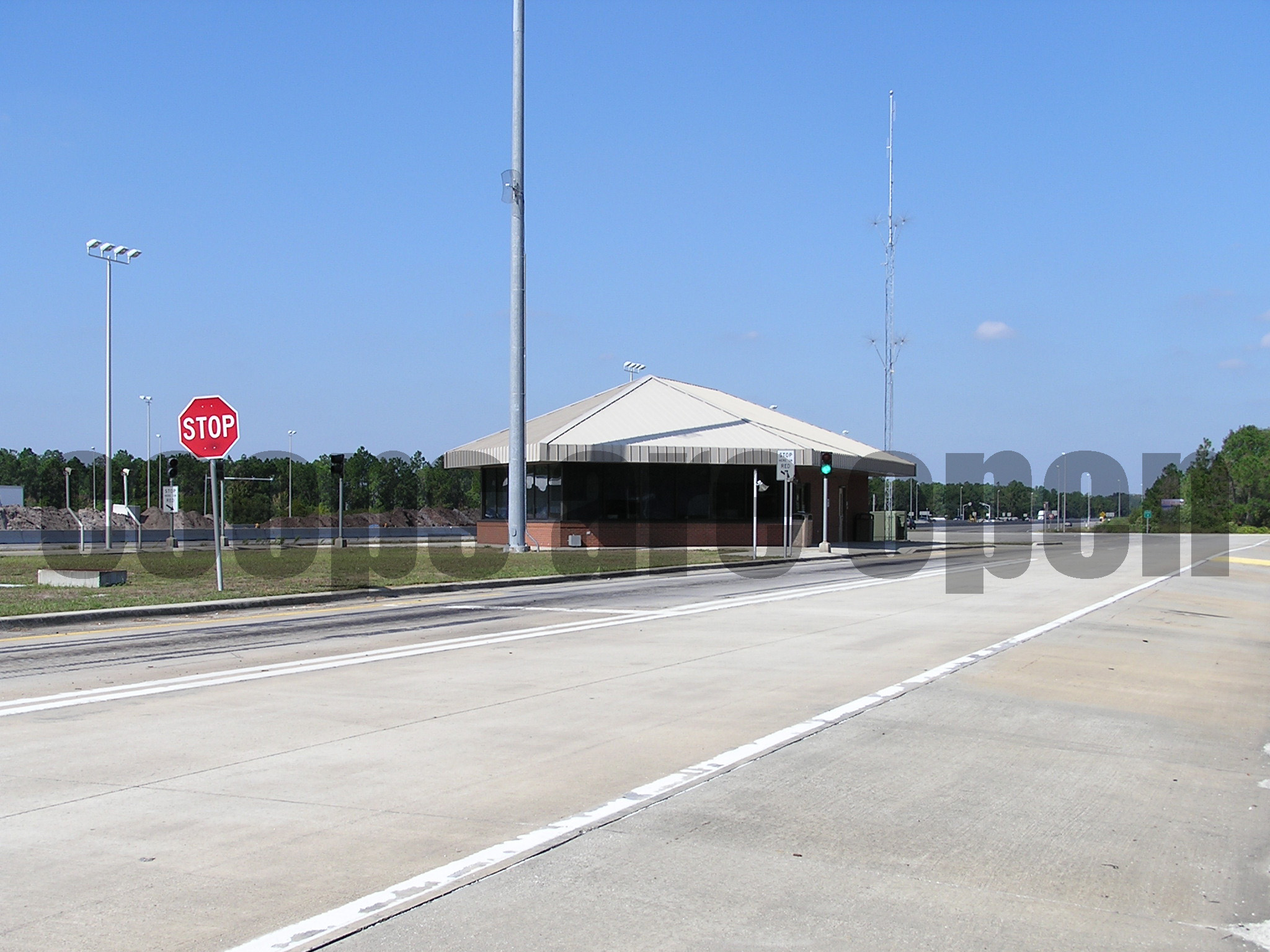 Flagler Beach Palm Coast Florida Weigh Station Truck Scale Picture 
