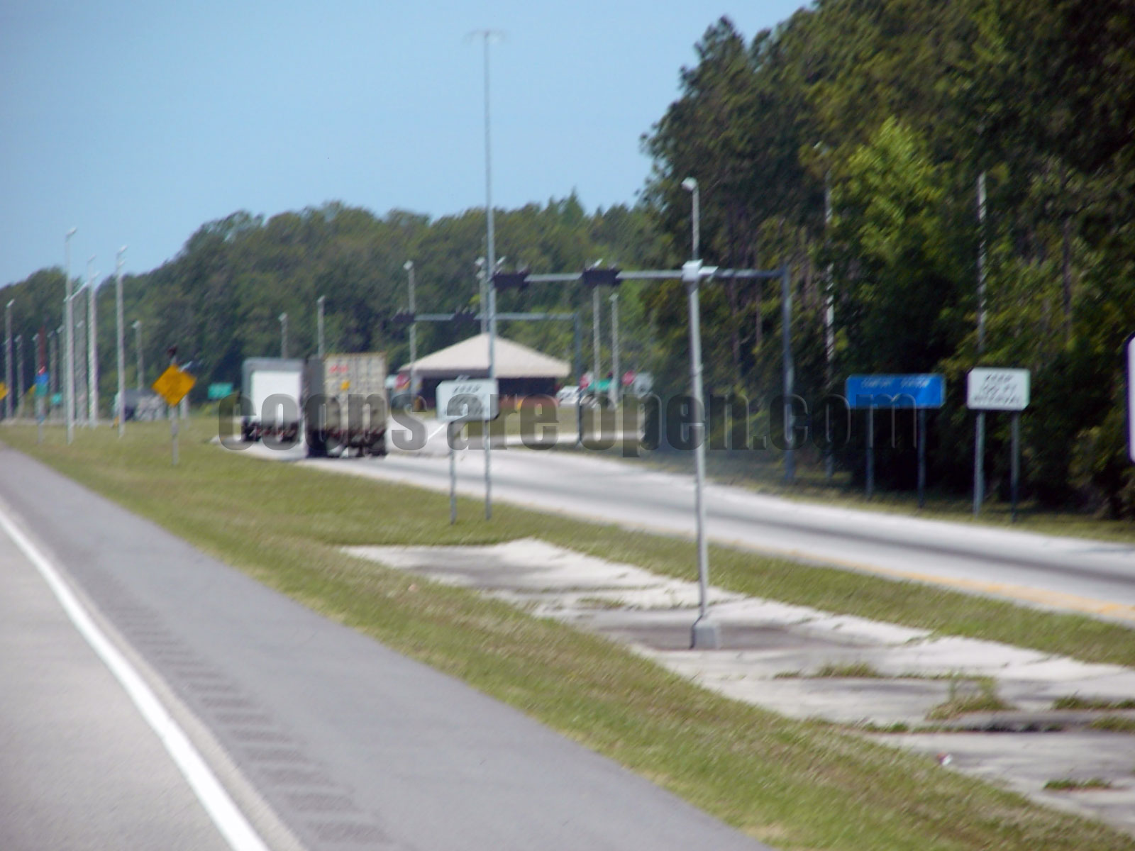 Yulee Jacksonville north Florida Weigh Station Truck Scale Picture 