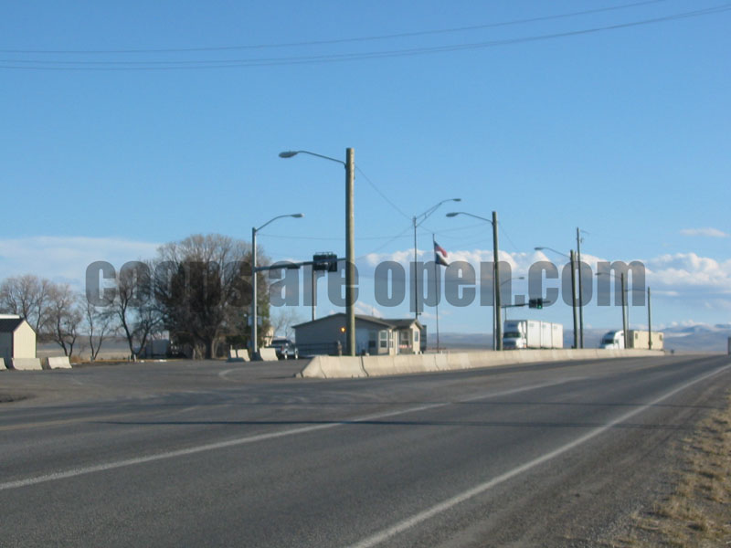 Hollister Port of Entry  Idaho Weigh Station Truck Scale Picture 